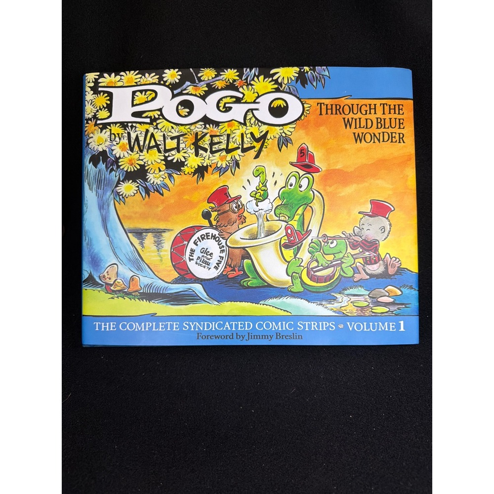 Walt Kelly Pogo Through The Wild Blue Wonder Comic Strips Vol‎ 1 Hardcover Blue